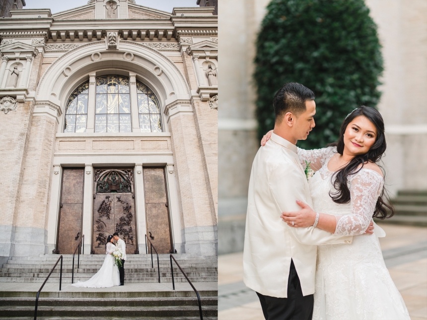 st. james cathedral wedding photographer seattle