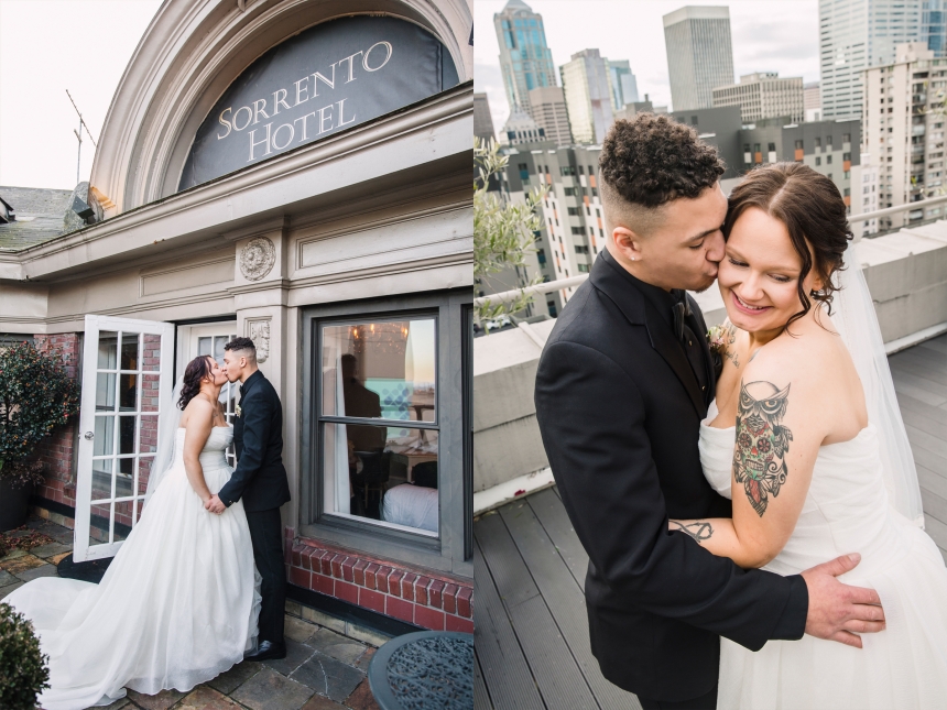 seattle wedding photographer hotel sorrento