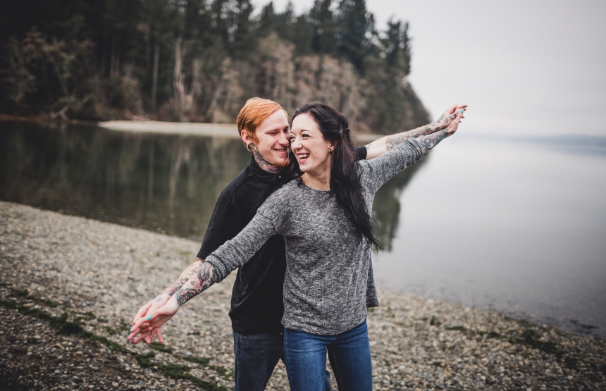 olympia engagement photographer brittany and justin