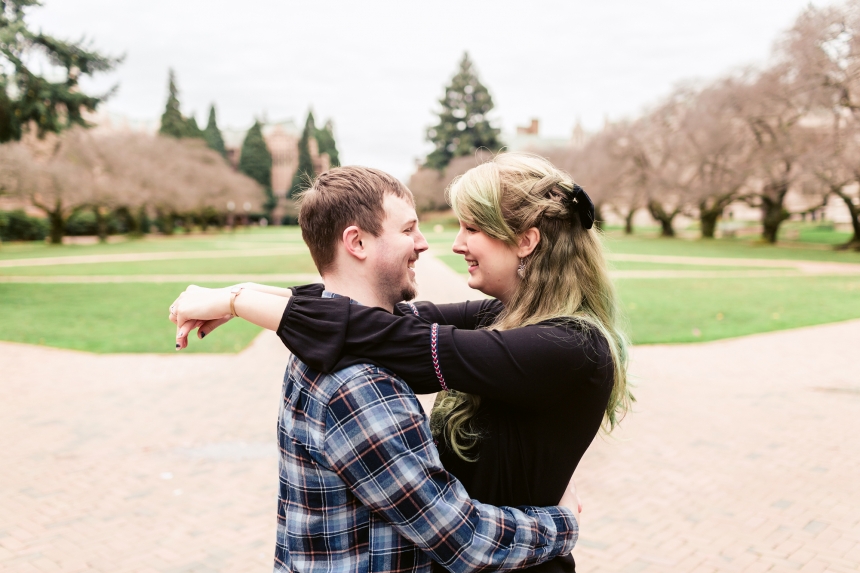 seattle engagement photographer - katie and philip