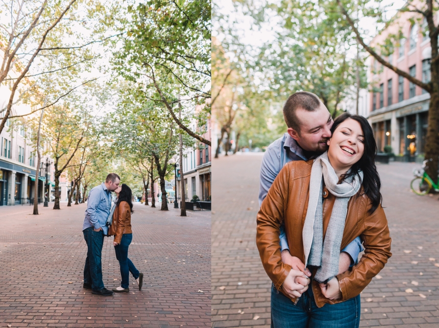 olympia engagement photographer malissa and curtis