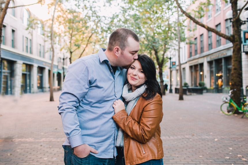 olympia engagement photographer malissa and curtis